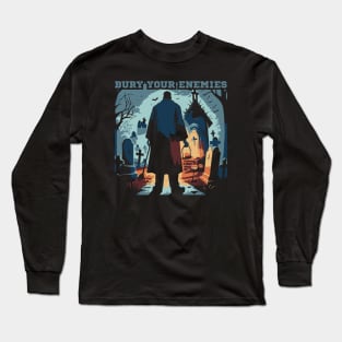 Bury Your Enemies // Riot Girl Scary Night Long Sleeve T-Shirt